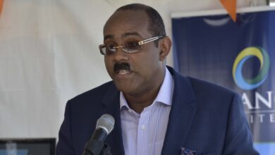 Photo of Prime Minister Gaston Browne, as Chair of Alliance of Small States, sends early message on Climate Change to US President Joseph R Biden Jr