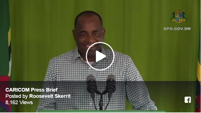Photo of Prime Minister Skerrit praises CARICOM solidarity as Chairman visits