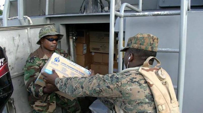 Photo of Tropical Storm Erika- the CDEMA Response