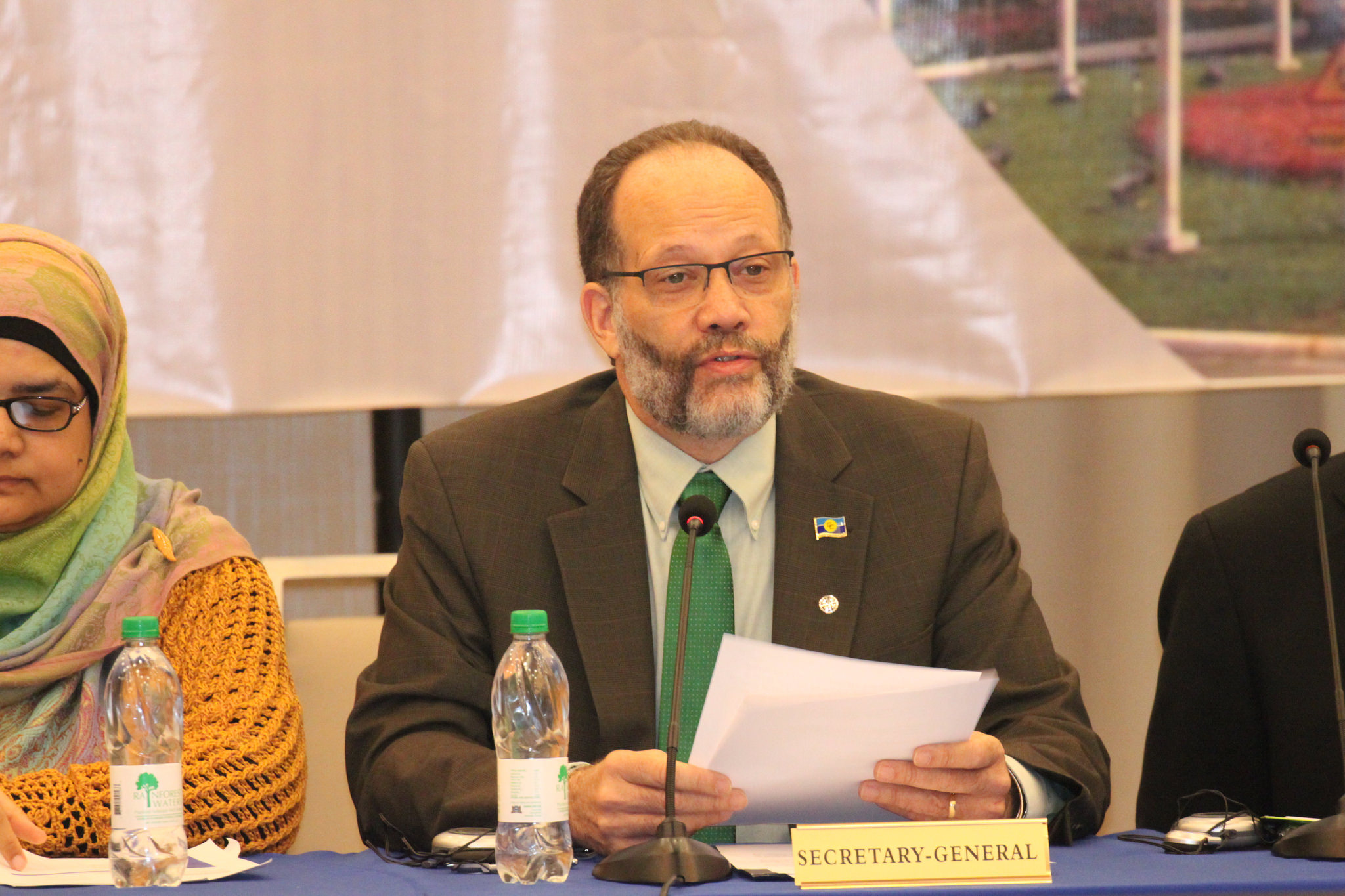 Photo of 28th Intersessional Meeting of CARCOM Heads of Government- Opening remarks by Secretary-General Caribbean Community (CARICOM) Ambassador Irwin Larocque