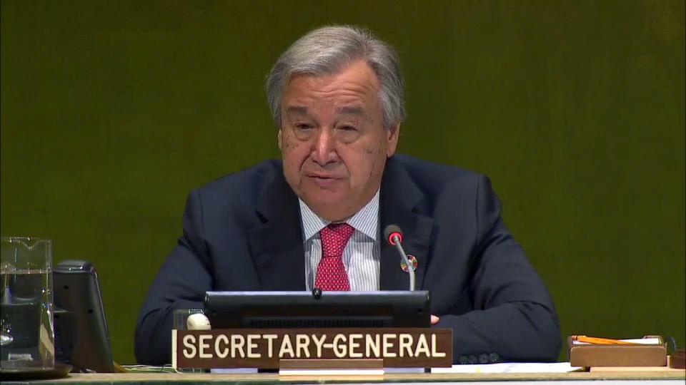 Photo of UN Secretary – General opens Ocean Conference , call ing on  countries to set aside short – term gain to avoid catastrophe