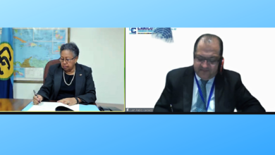 Photo of Remarks  by Secretary-General of the Caribbean Community Dr Carla N Barnett at the signing of the Memorandum of Understanding between the Caribbean Community (CARICOM) and the United Nations Development Programme (UNDP), 29 September 2022
