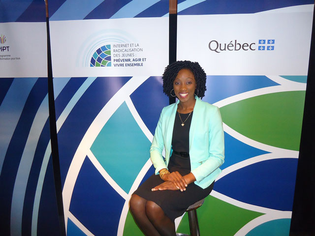 Photo of Former CARICOM Youth Ambassador serves as UNESCO Panelist at Quebec Conference on the Internet and Youth
