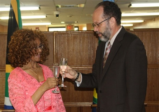 Photo of South African envoy accredited to CARICOM