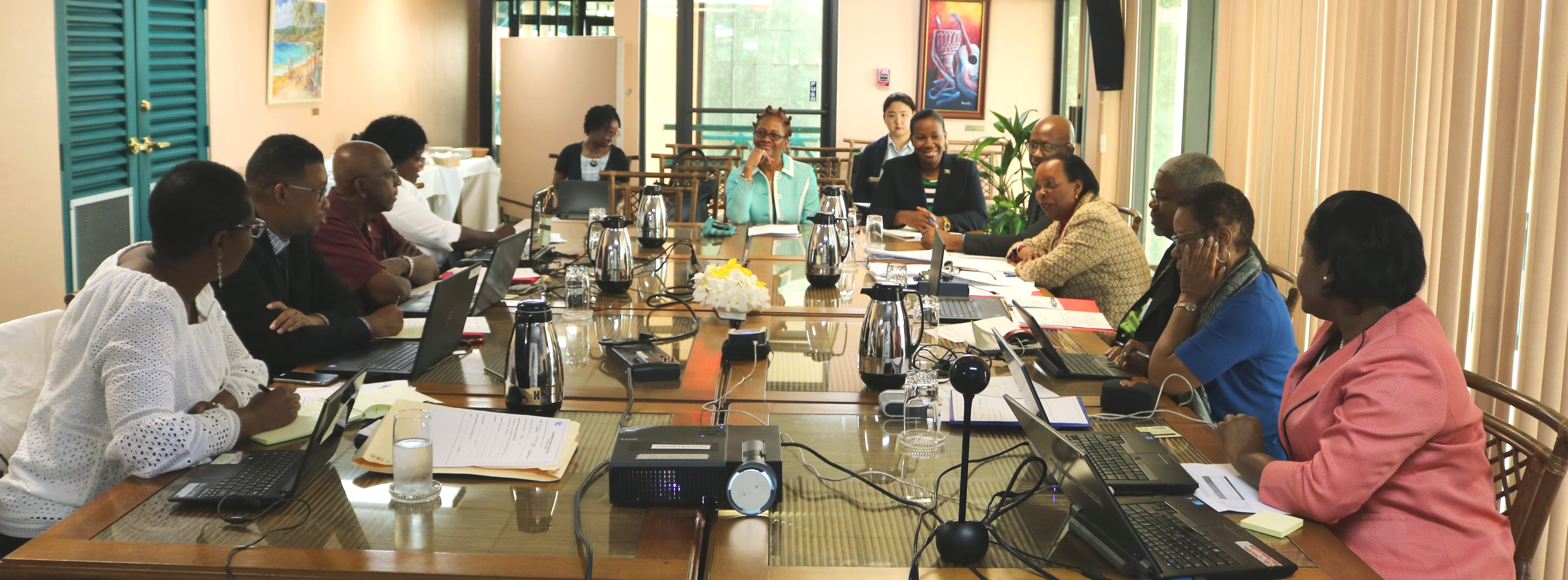 Photo of CARICOM Advisory Group on Statistics meets in Georgetown