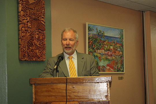 Photo of Statement by Ambassador Claes Hammar, Plenipotentiary Representative of the Kingdom of Sweden to the Caribbean Community (CARICOM) on the Occasion of the Presentation of Credentials to Ambassador Irwin LaRocque, Secretary-General of CARICOM