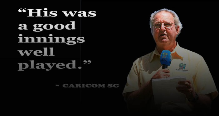 Photo of ‘His was a good innings well played’ – CARICOM SG eulogises Cozier